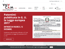 Tablet Screenshot of anacam.it